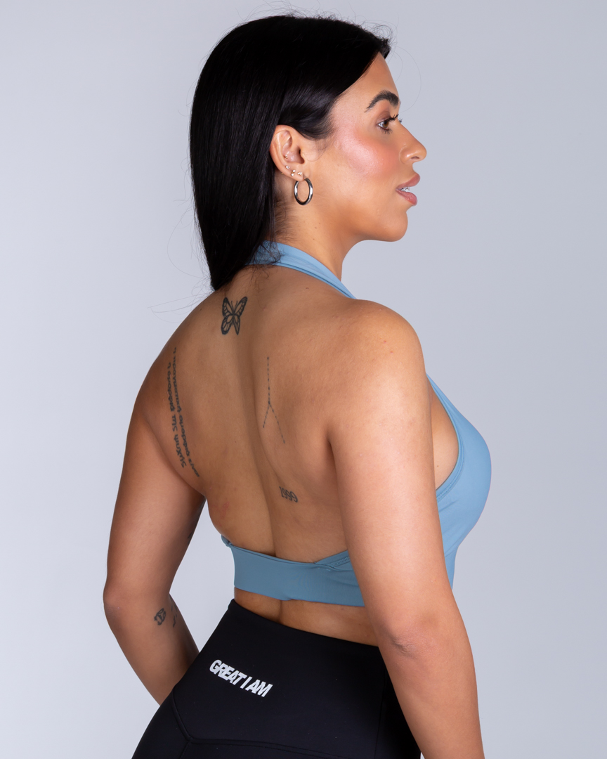 HALTER NECK BRA GREAT I AM ICE - Great I Am