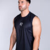 MUSCLE FIT TANKTOP BLACK - Great I Am