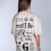 OVERSIZED T-SHIRT GYM SOCIETY BEIGE - Great I Am