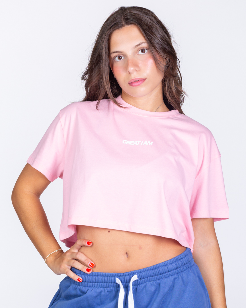 Alternative view of OVERSIZED CROPTOP MOMMY PINK