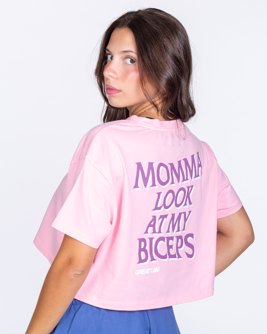 OVERSIZED CROPTOP MOMMY PINK