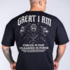 OVERSIZED T-SHIRT FORGED IN PAIN BLACK - Great I Am
