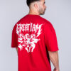 OVERSIZED T-SHIRT IRON ANGEL RED - Great I Am