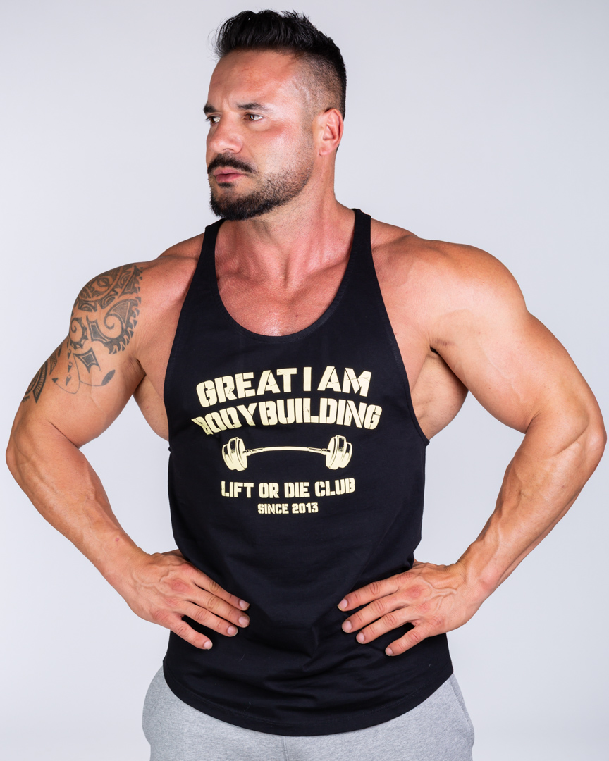 STRINGER BODYBUILDING CLUB BLACK