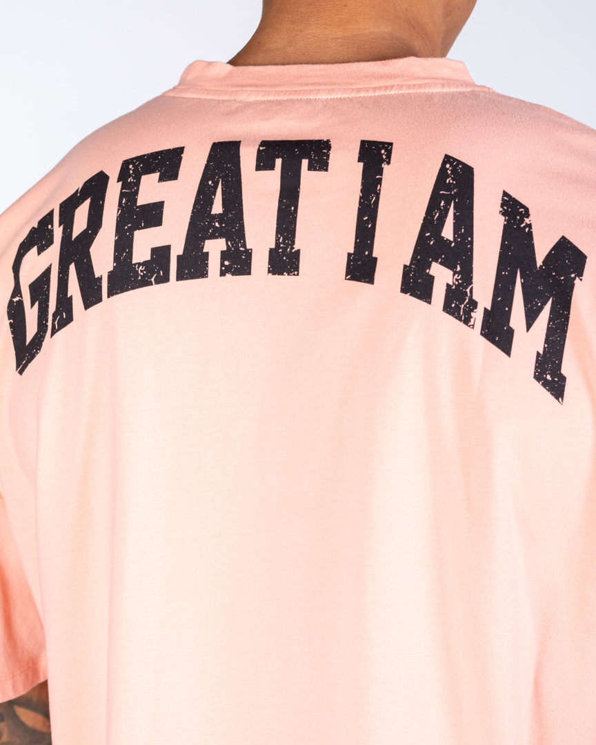 Alternative view of OVERSIZED T-SHIRT GREAT I AM ESSENTIAL ORANGE