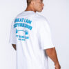 OVERSIZED T-SHIRT BODYBUILDING CLUB WHITE