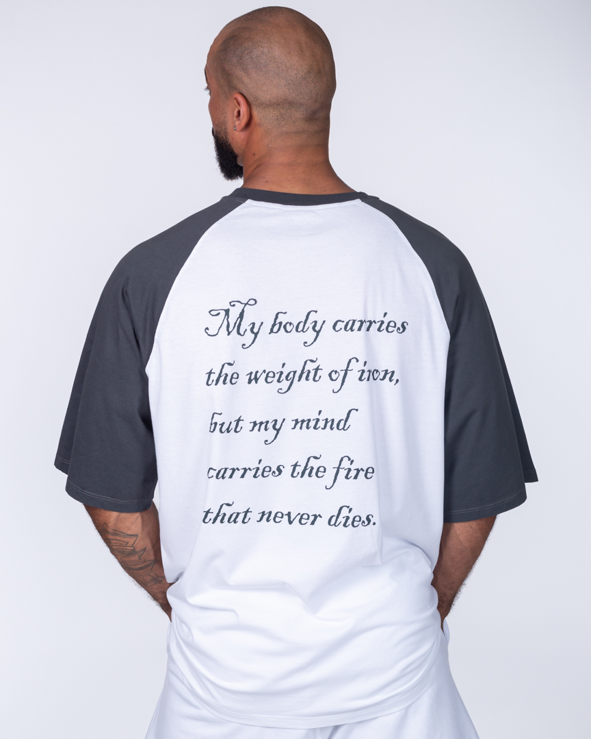 Alternative view of OVERSIZED T-SHIRT WEIGHT OF IRON GREY