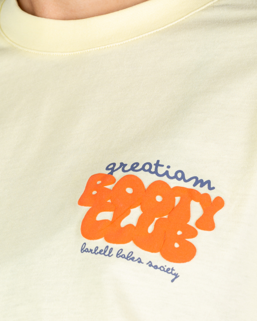 Alternative view of REGULAR T-SHIRT BOOTY CLUB YELLOW