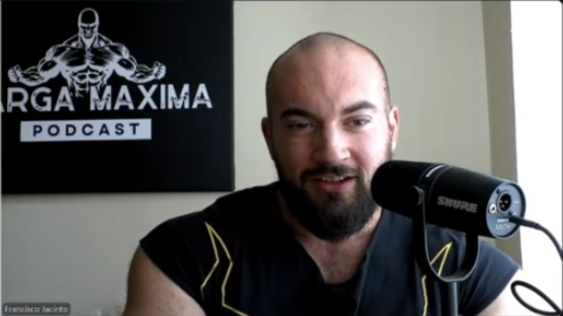 Francisco Jacinto, fundador e apresentador do Carga Máxima