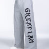 STRAIGHT PANTS NOT GIVEN GREY