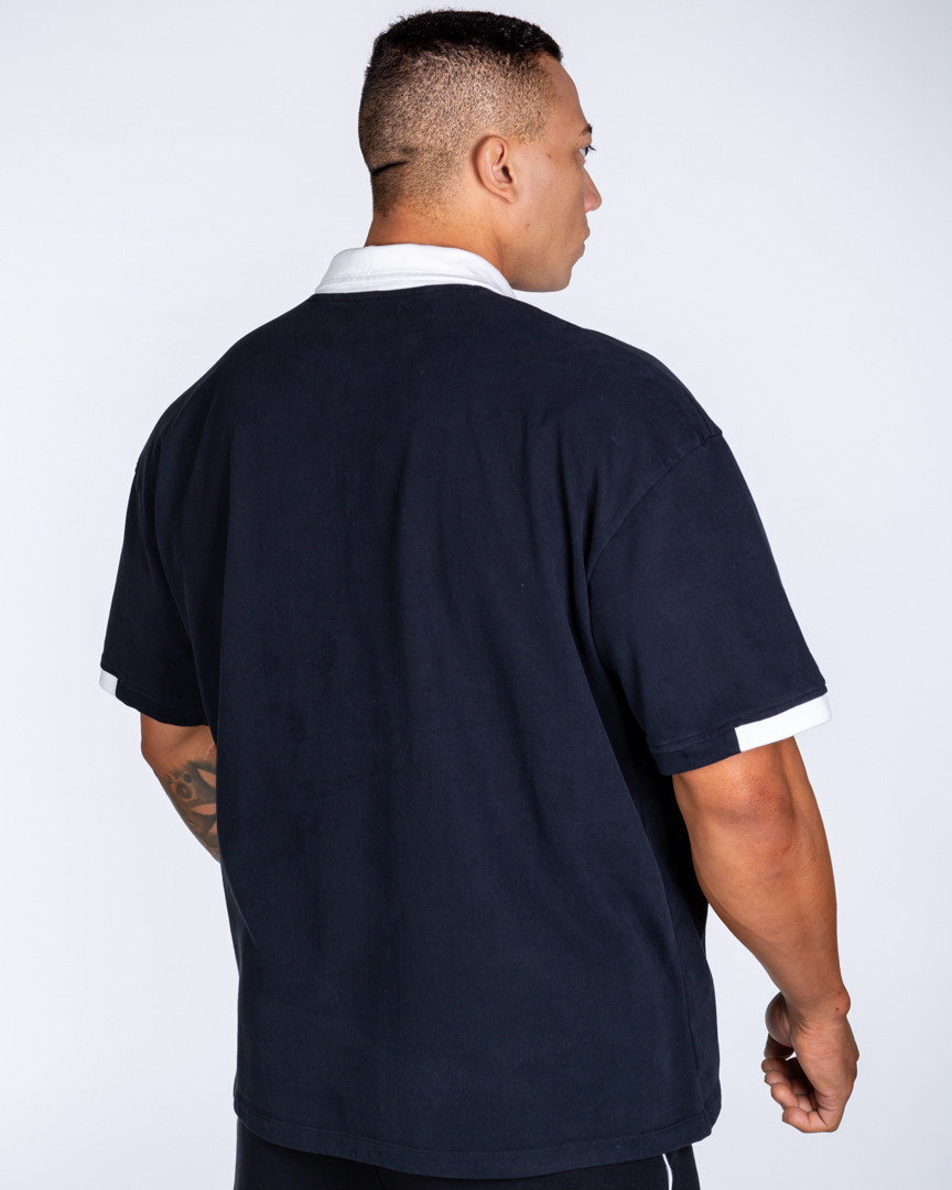 Alternative view of OVERSIZED POLO GRTM BLACK
