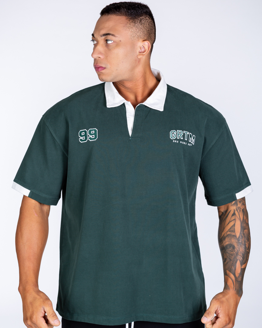 OVERSIZED POLO GRTM GREEN
