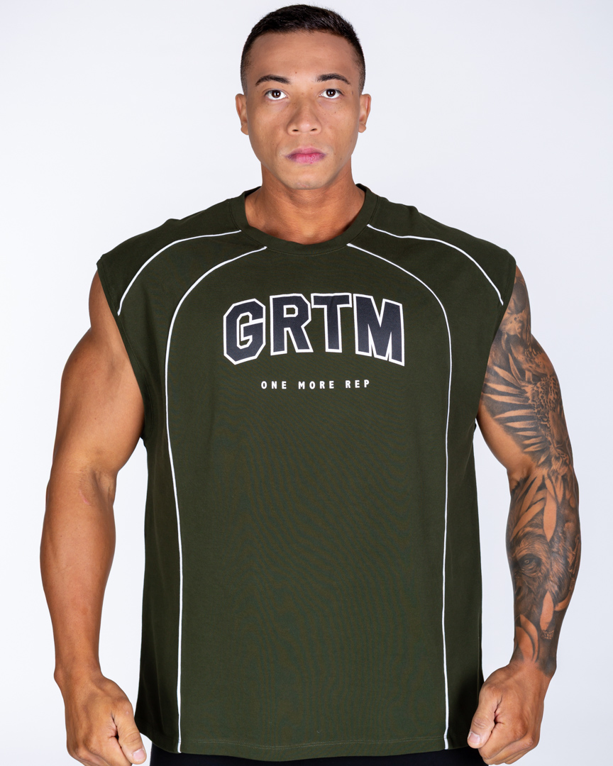 SLEEVELESS T-SHIRT GRTM GREEN