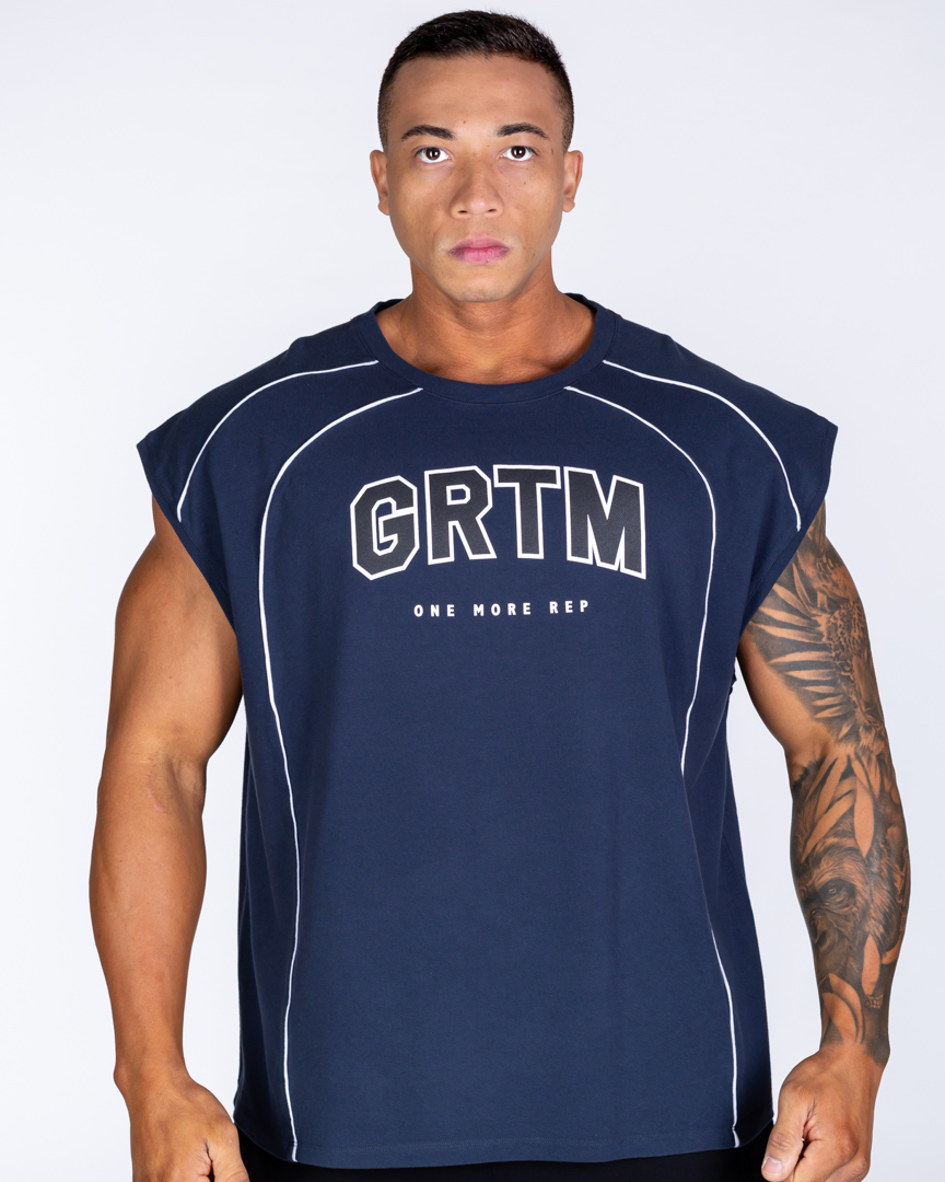 SLEEVELESS T-SHIRT GRTM NAVY
