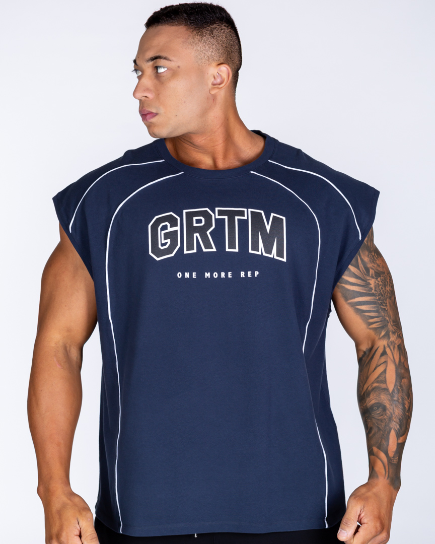 Alternative view of SLEEVELESS T-SHIRT GRTM NAVY