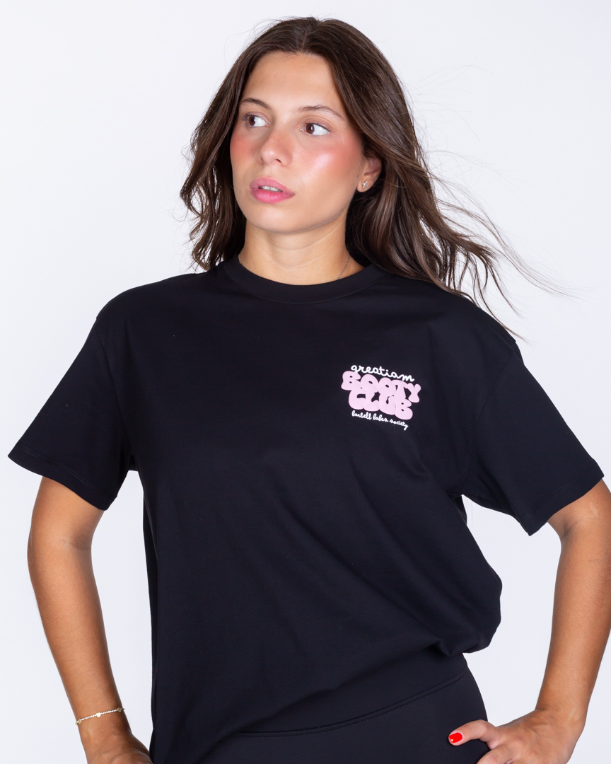 REGULAR T-SHIRT BOOTY CLUB BLACK