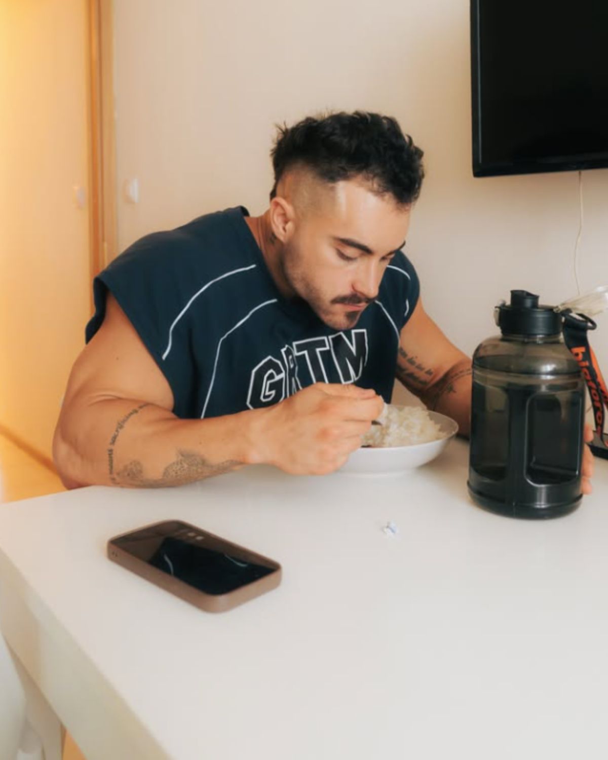 André Velez a comer em Praga