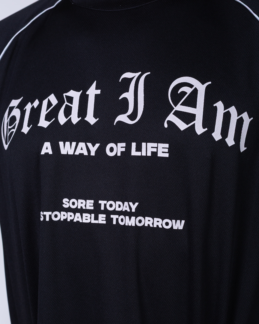 Alternative view of OVERSIZED T-SHIRT WAY OF LIFE BLACK